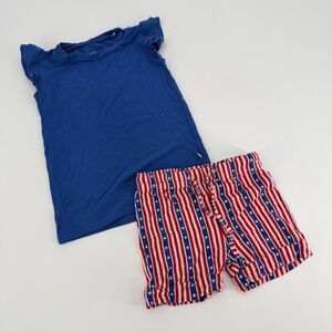 Little Bum Bums Bamboo 4th of July Patriotic Outfit Kids 3T